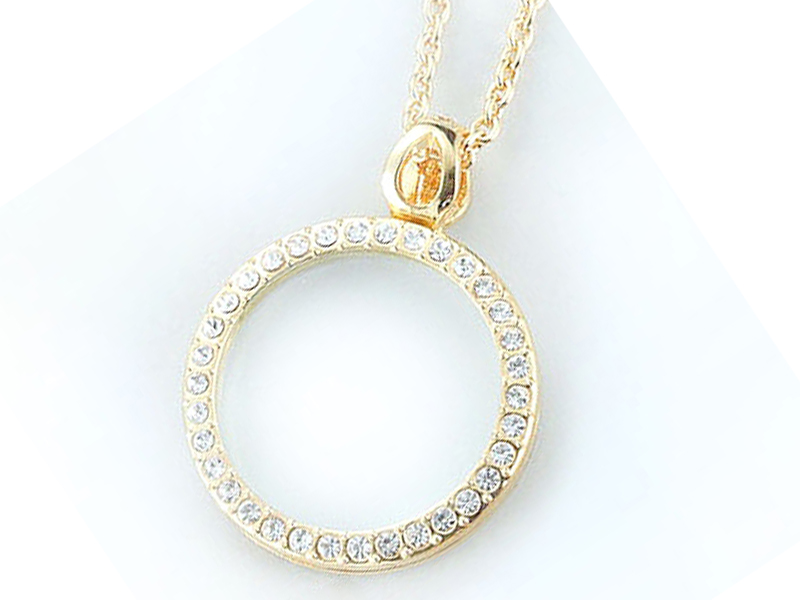 necklace magnifying glass pendant-CR9