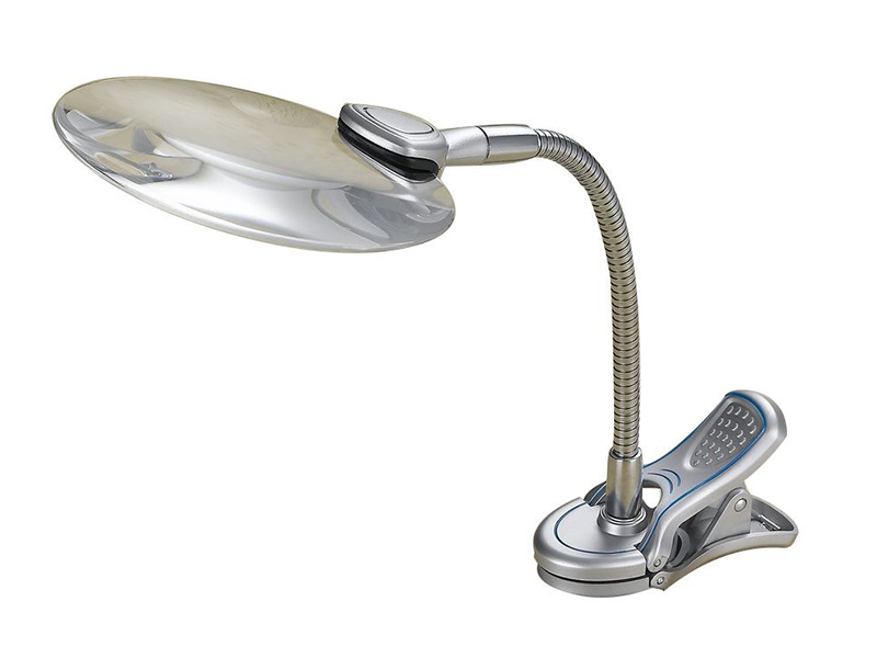 Clip LED lighted Handheld magnifier rimless lens-ML2