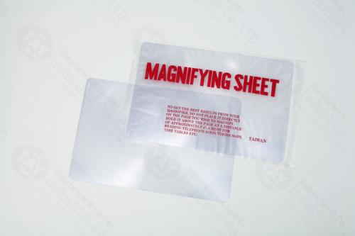 Large PVC page magnifier magnifying sheet