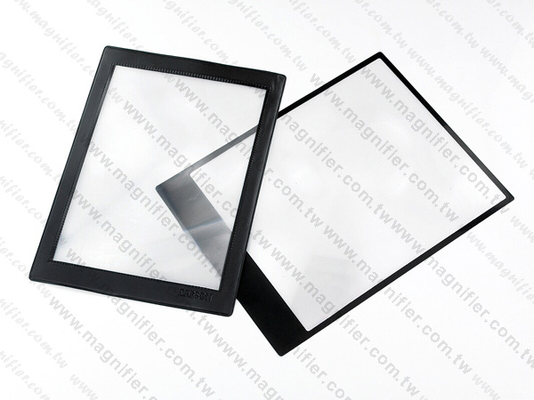 A4 Sized Page PVC Fresnel Lens Magnifying Sheet, industrial magnifying  glass supplier