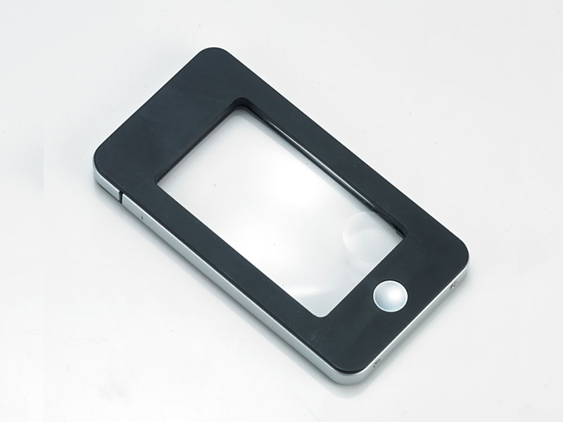 iPhone時尚造型 LED雙焦點攜帶式放大鏡