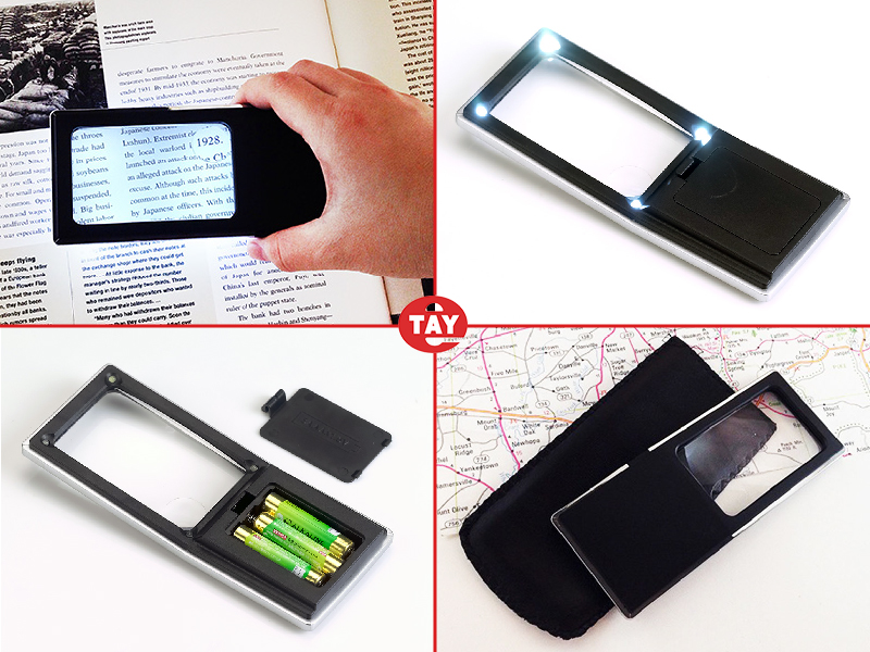 手持LED放大鏡 LED照明放大鏡