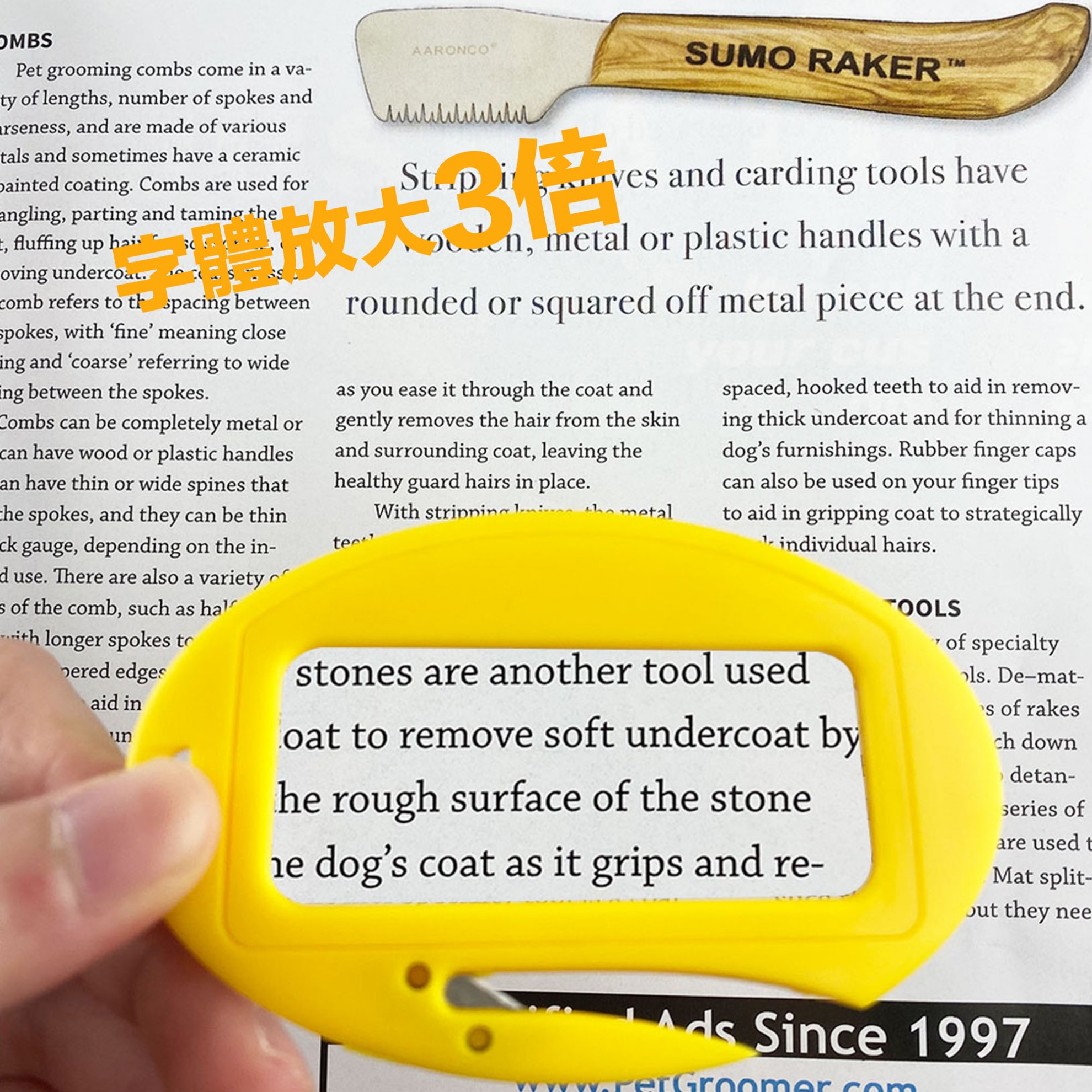 拆信刀放大鏡字體放大3倍