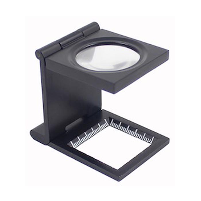 Foldable Linen Tester Loupe Magnifier 45 degree  view