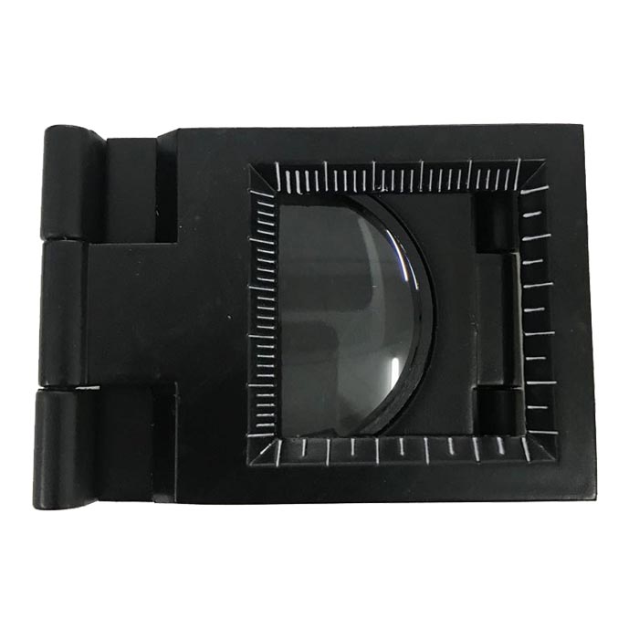 Foldable 6x 28mm Large Linen Tester Loupe Magnifier