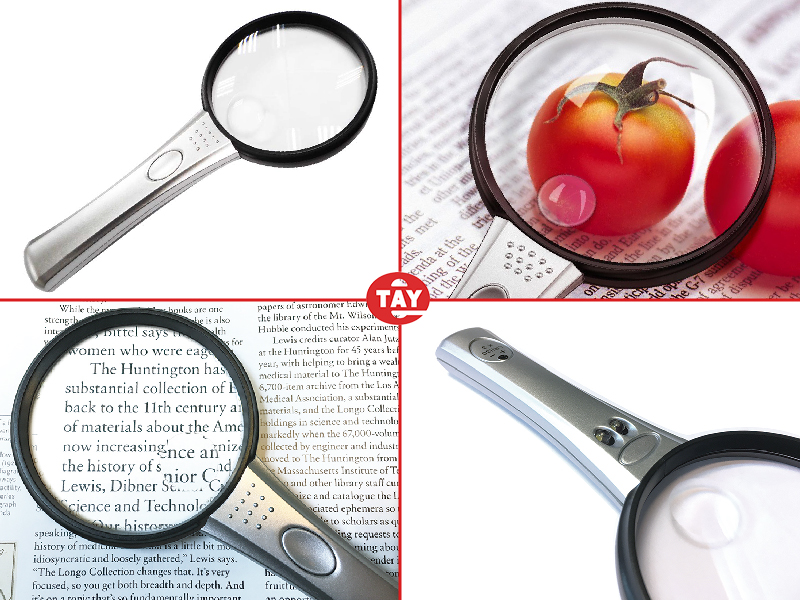 手拿led燈放大鏡, 手持帶燈放大鏡, LED閱讀放大鏡推薦