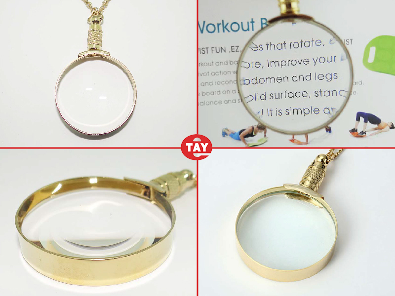 復古時尚 經典圓環 放大鏡項鍊/吊墜放大鏡／項鍊放大鏡