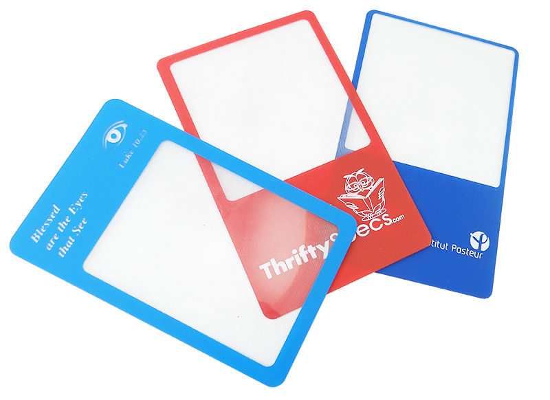 超薄名片型直式卡片型放大鏡 856-2